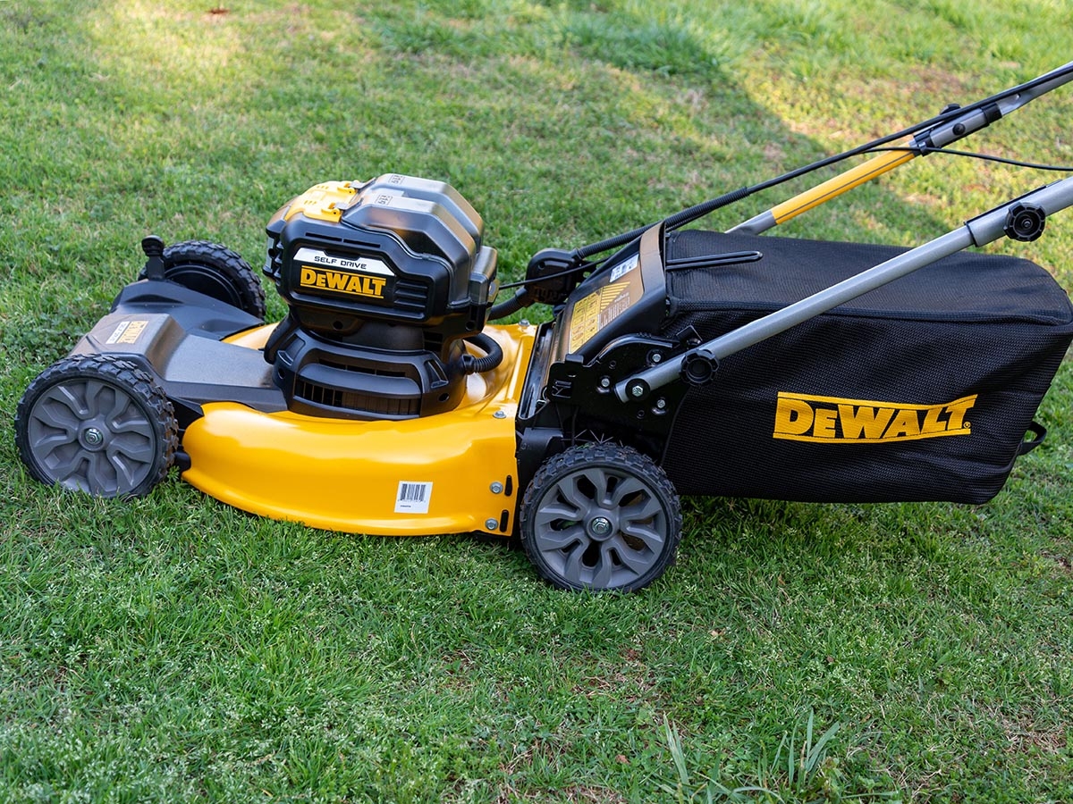 Is The DeWalt Self Propelled Electric Lawn Mower As Impressive As Its Power Tools I Tested It To Find Out Bob Vila