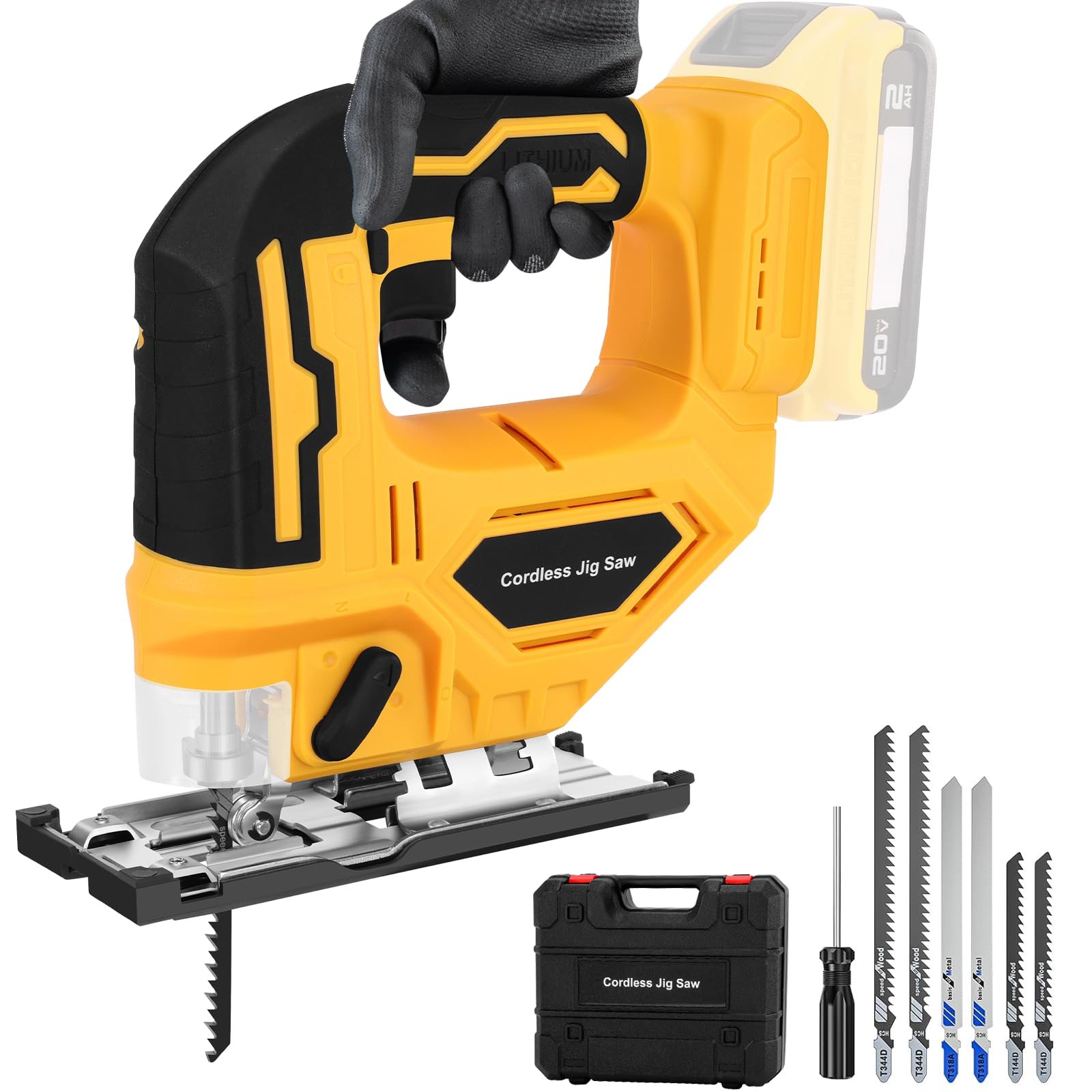 Jig Saw For Dewalt 18V 20V Max Battery Cordless Jigsaw Tool Brushless Motor Up To 2900