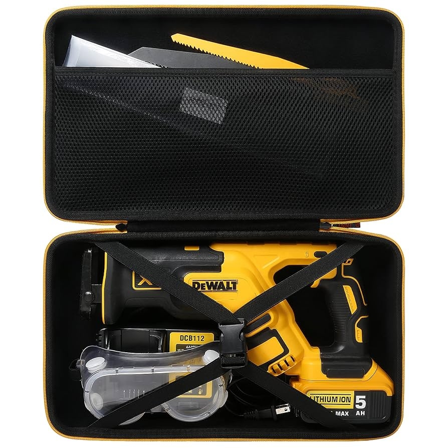 Khanka Hard Storage Case Replacement For DEWALT 20V MAX XR Reciprocating Saw DCS367B DCS387B 20V Max XR Rotary Hammer Drill DCH133B DCH263B Case Only Amazon