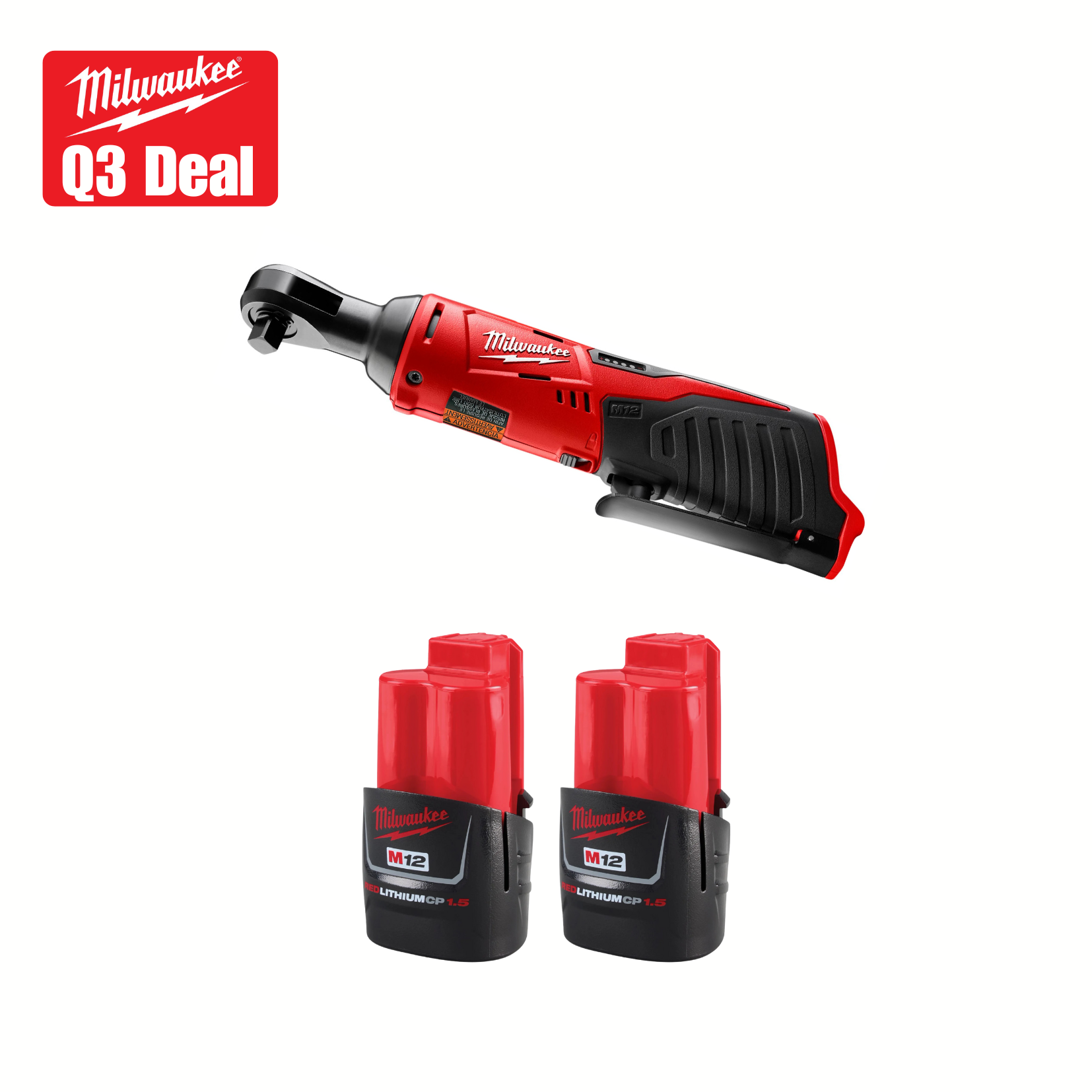 M12 Cordless 3 8 Ratchet Power Speed