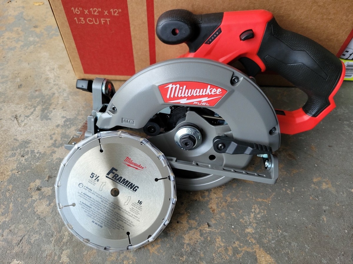 M12 FUEL 12 Volt Lithium Ion Brushless Cordless 5 3 8 In Circular Saw Tool Only 45242357796 EBay