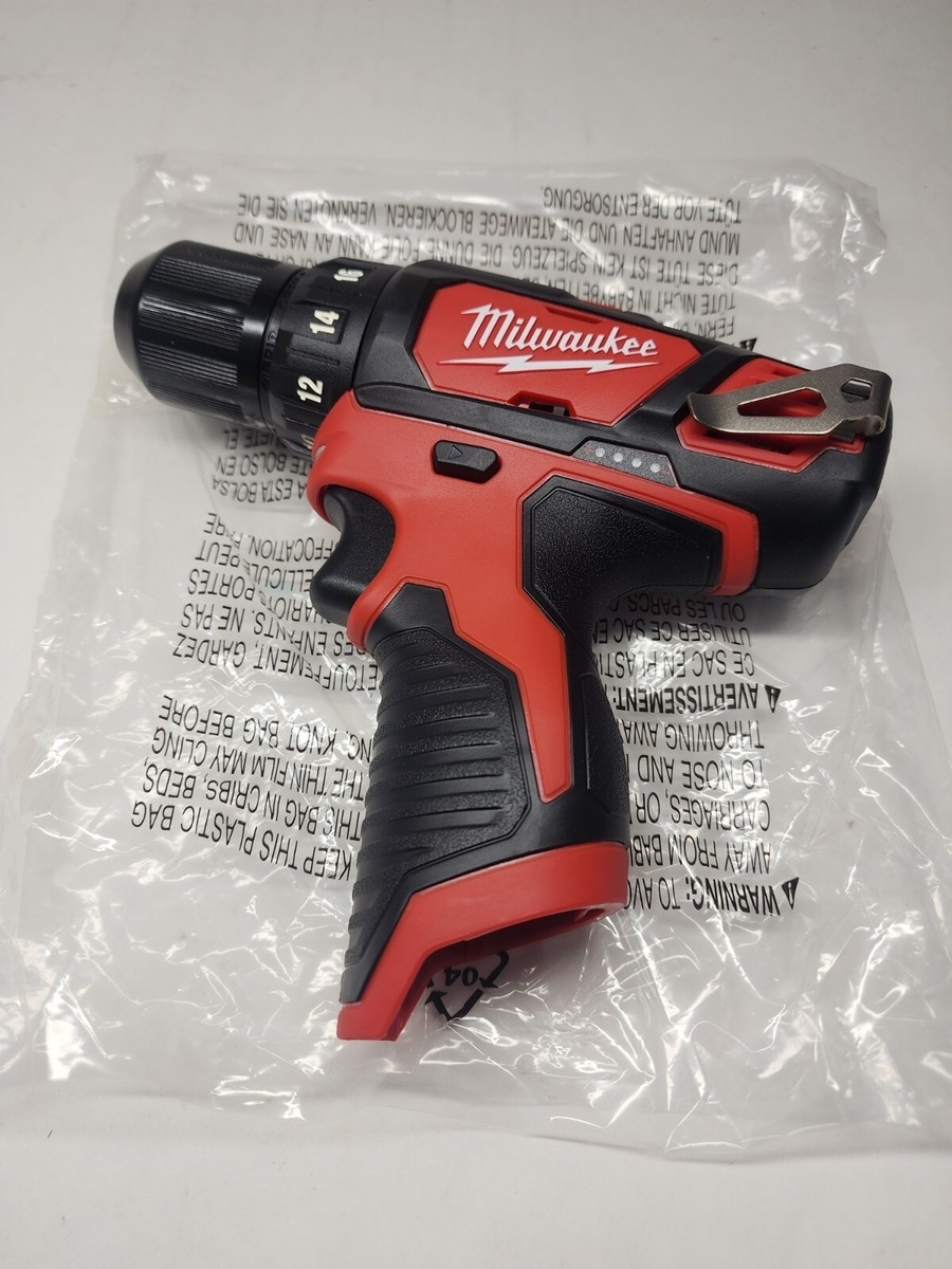 M12 Milwaukee 2407 20 Cordless Drill Driver tool Only EBay