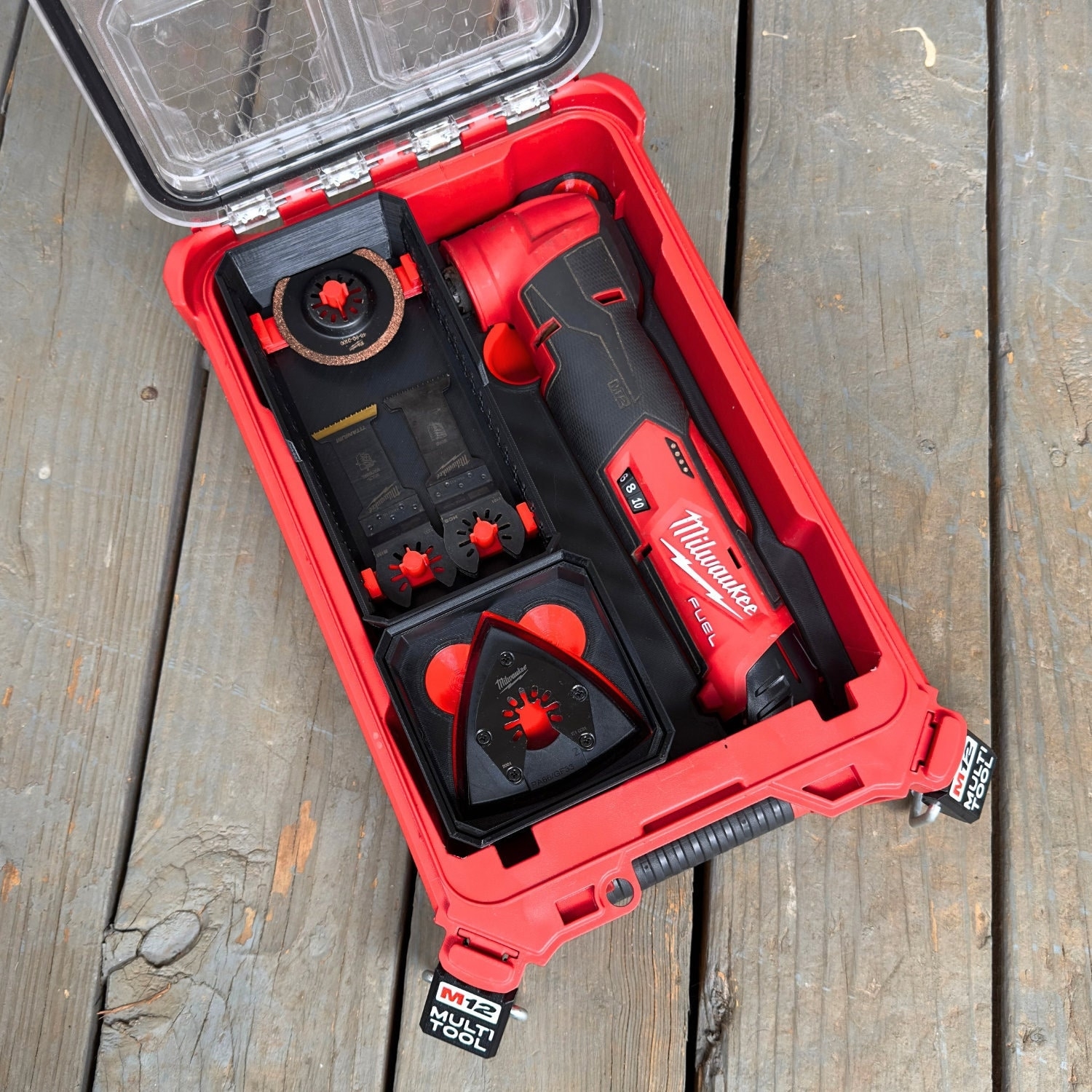 M12 Multi tool Ultimate Organization Inserts Kit Milwaukee PACKOUT Box Etsy