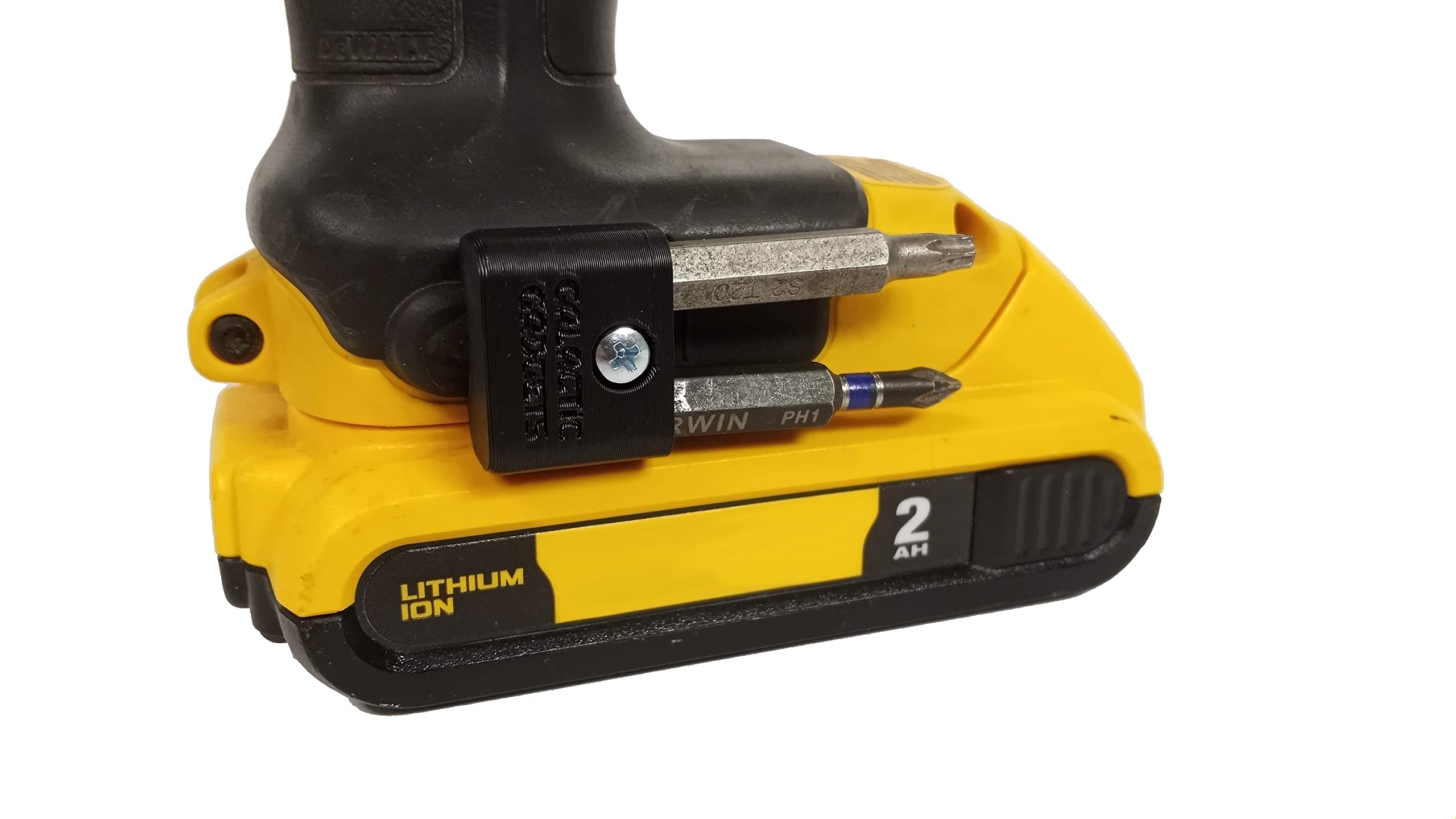 MAGNETIC Bit Holder For DEWALT 20V Drill Driver Side Mounted Strong Magnets Low Profile Design Galactic Gadgets Black Amazon