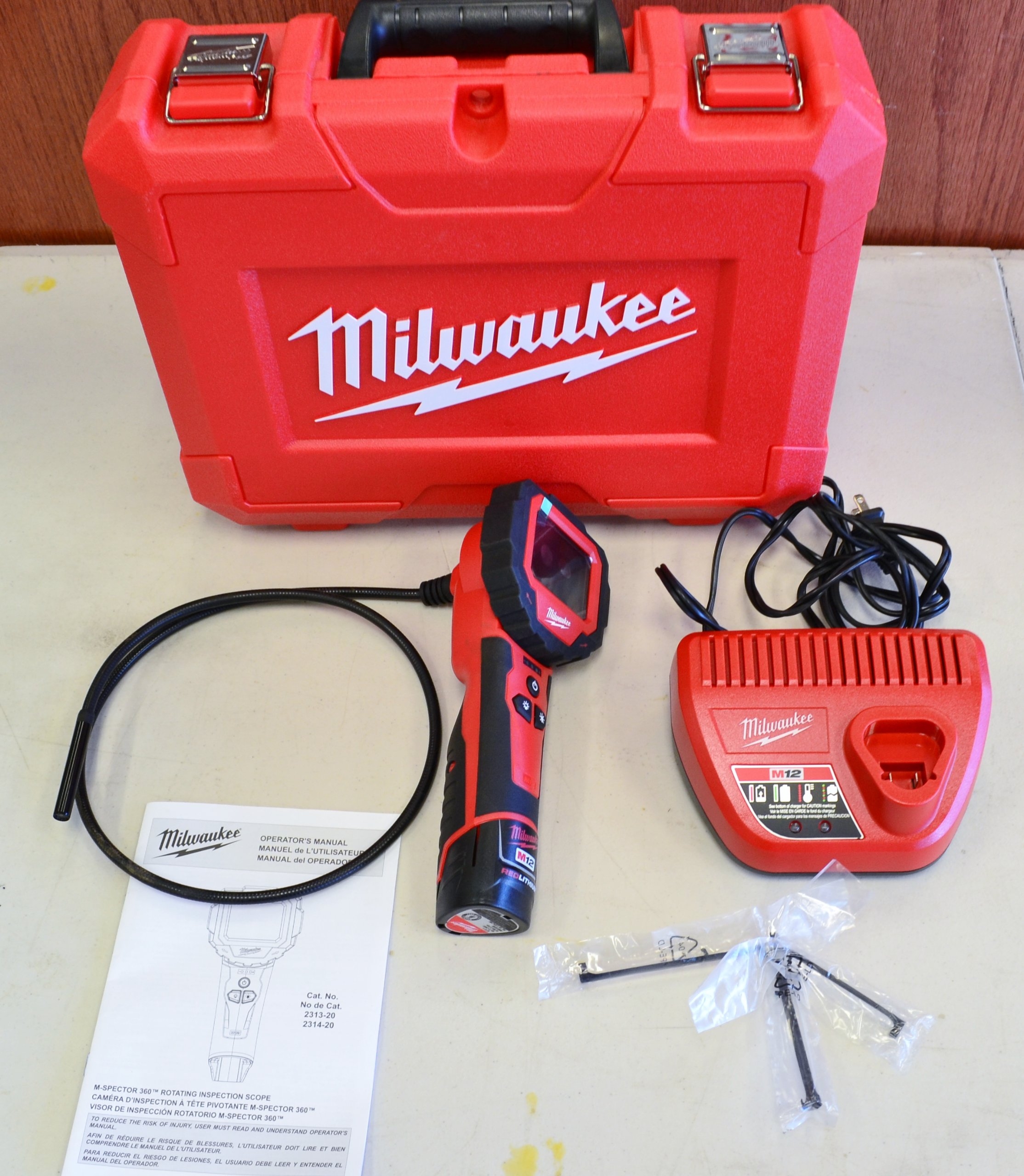 Milwaukee 2313 21 M12 M Spector 360 Kit Machine Tool Inspection Mirrors Amazon