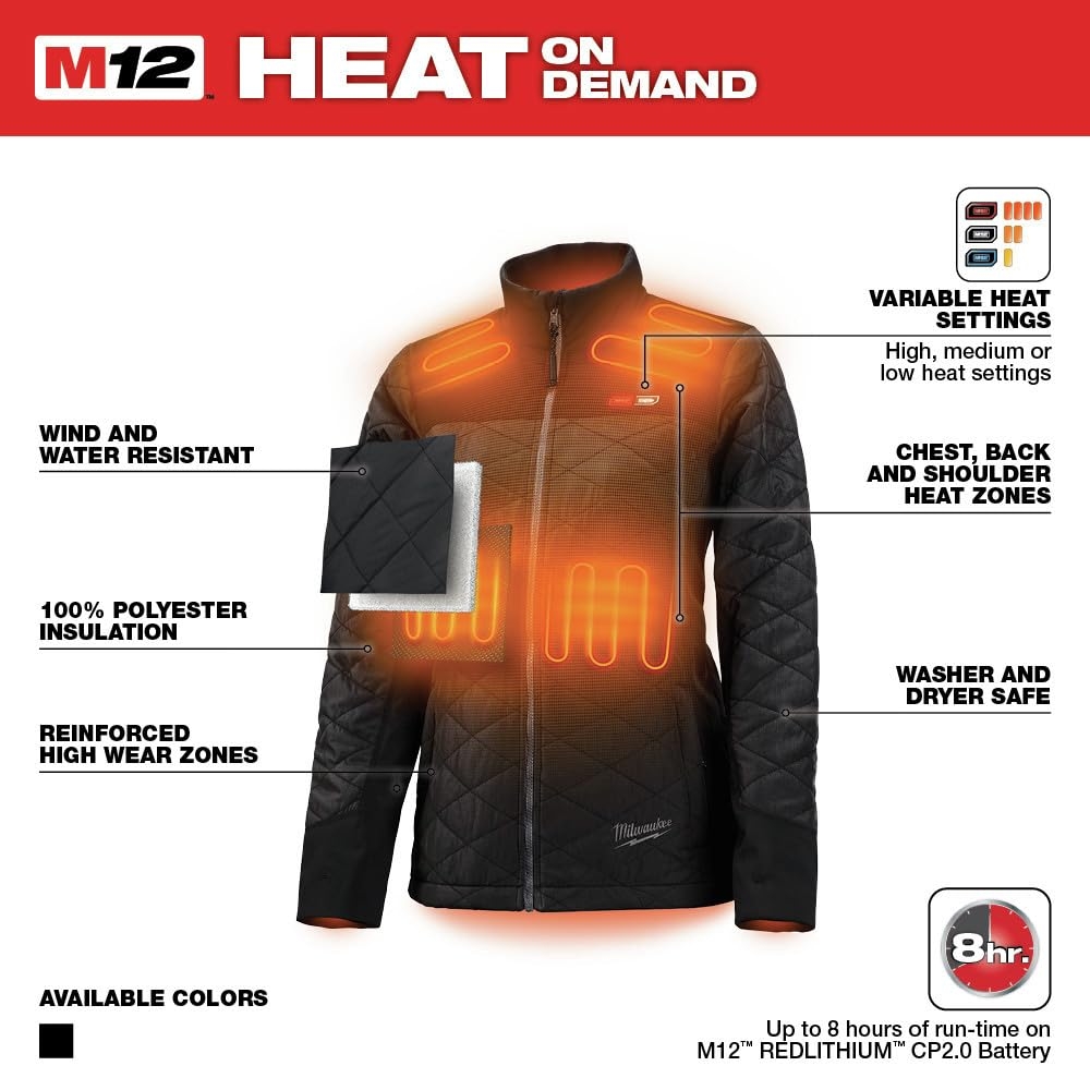 milwaukee m12 heated jacket