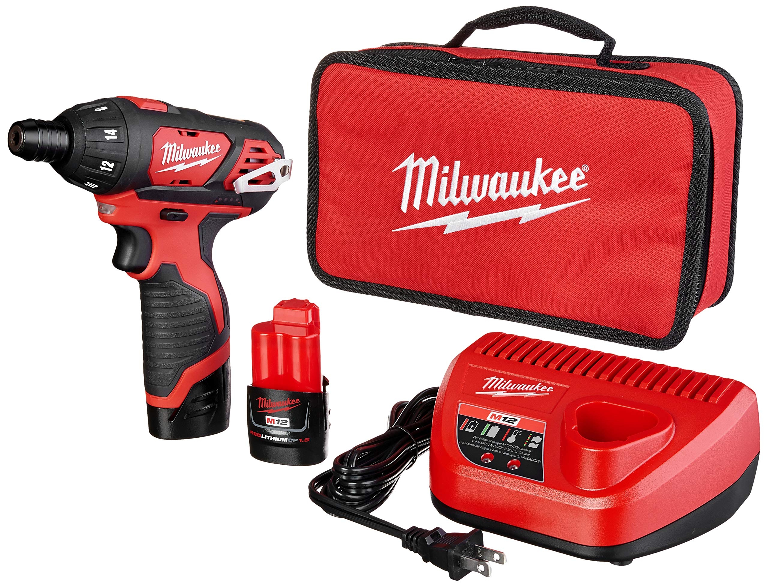 Milwaukee 2401 22 12 Volt Li Ion Compact Driver Kit Amazon ca Tools Home Improvement