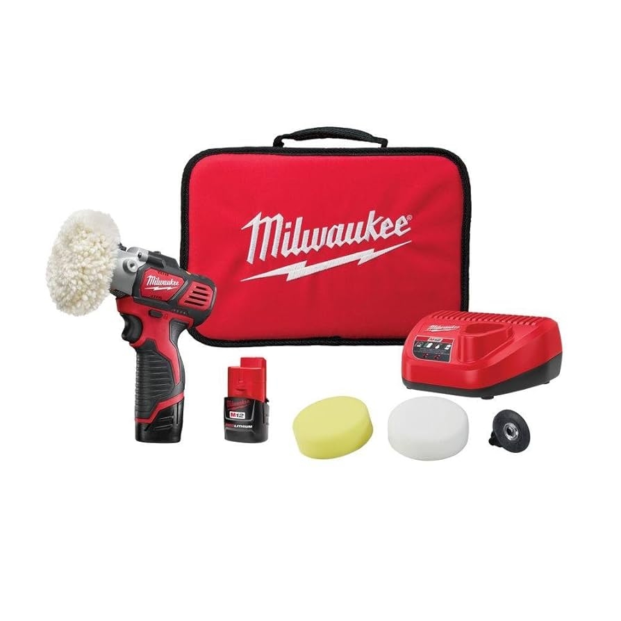 Milwaukee 2438 22 M12 Variable Speed Polisher Sander Cp Cp Kit Amazon