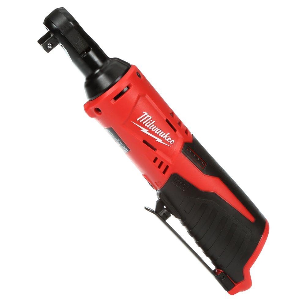 Milwaukee 2457 20 M12 12 Volt Lithium Ion Cordless 3 8 In Ratchet Tool Only 886222211123 EBay