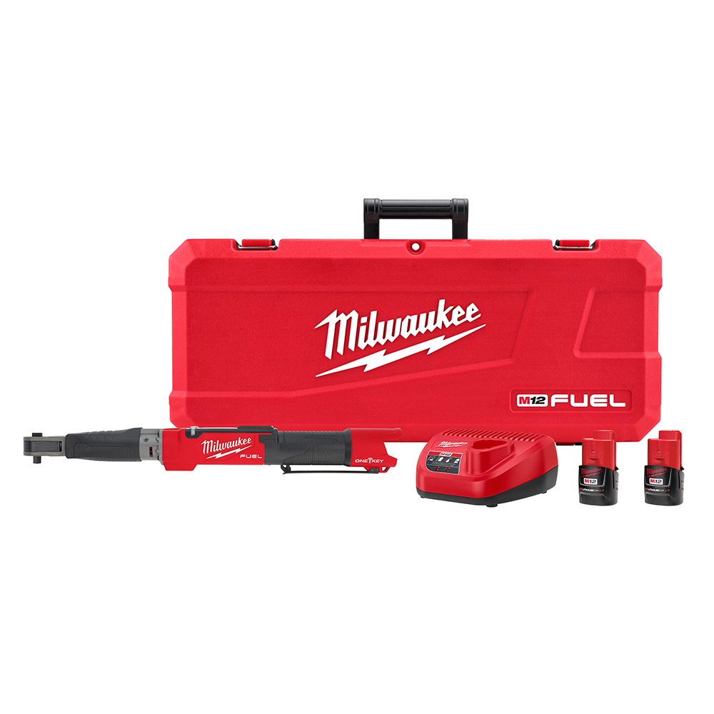 Milwaukee 2465 22 M12 FUEL 3 8 In Digital Torque Wrench With ONE KEY Kit Crawford Electric Supply