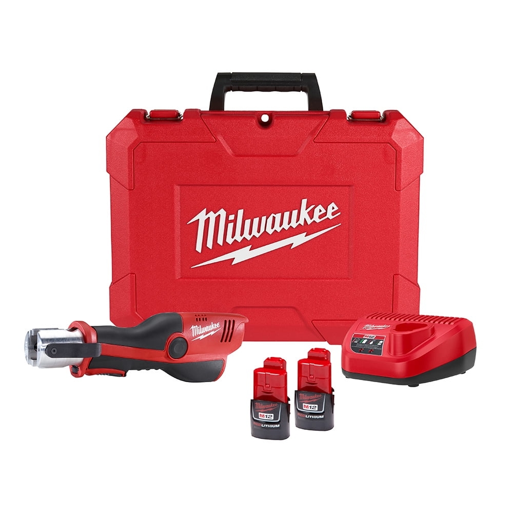 Milwaukee 2473 20 M12 Force Logic Press Tool No Jaws Ergonomic Design High Accuracy Long Lasting Battery Walmart