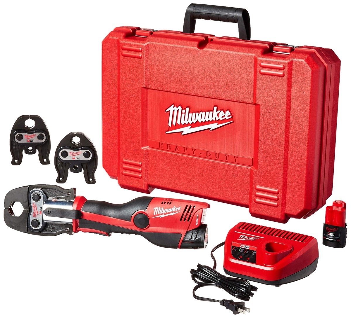 Milwaukee 2473 22 M12 Force Logic Press Tool 1 2 1 Kit 45242288311 EBay