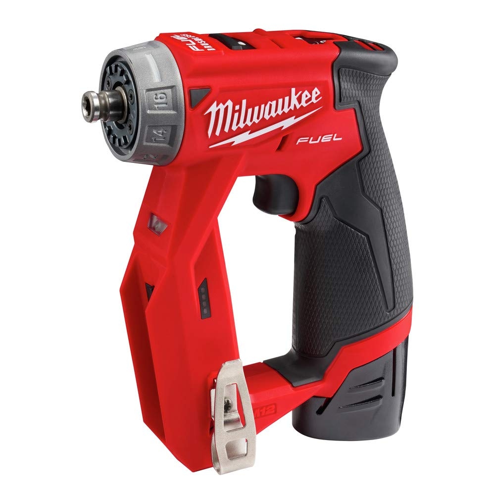 Milwaukee 2505 22 M12 Fuel Installation Drill Driver Kit Compact Forward Reverse Switch Keyless Chuck LED Light Variable Speed Amazon