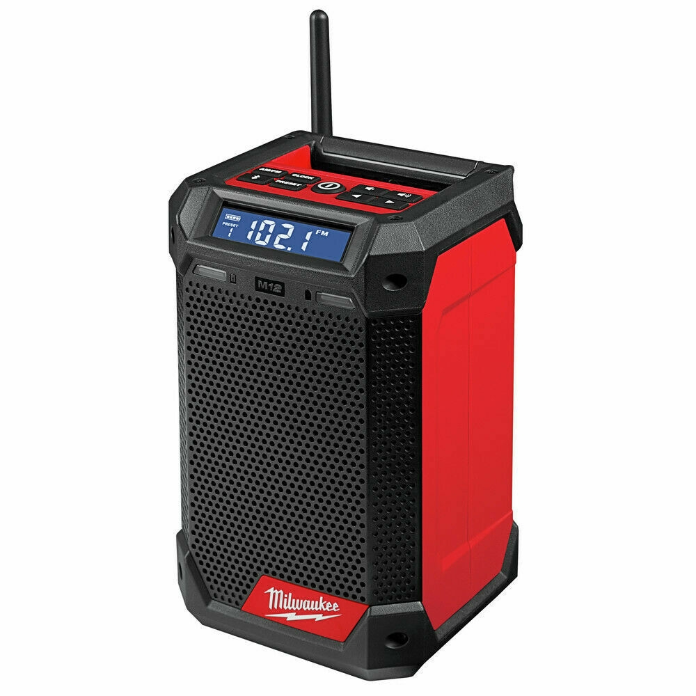 Milwaukee 2951 20 M12 Bluetooth Radio Jobsite Speaker And M12 Charger 45242545674 EBay
