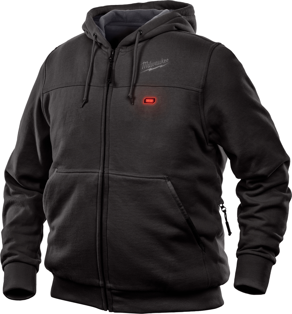 Milwaukee 302B 212X M12 Heated Hoodie Kit 2X Black NorthEast Electrical