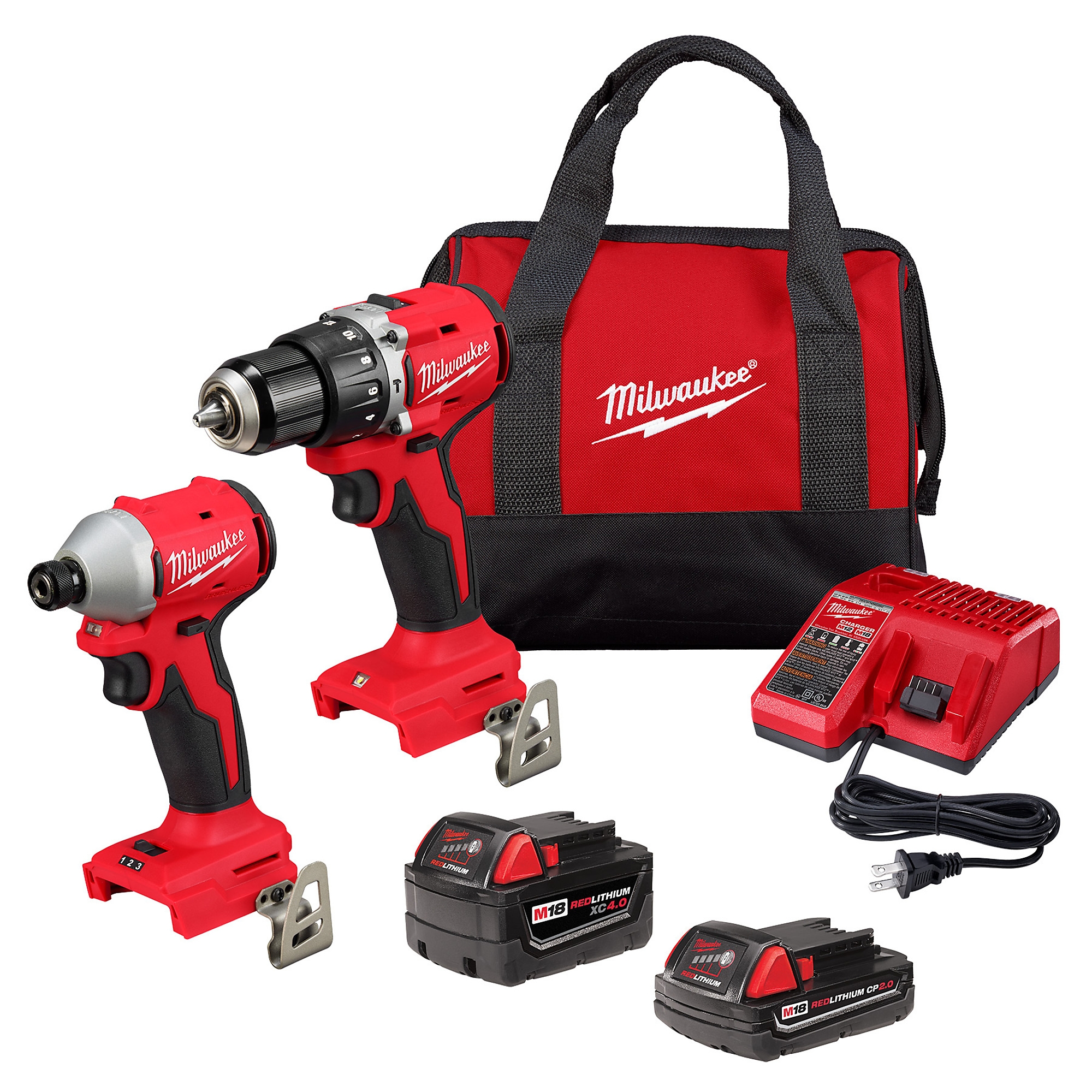 Milwaukee 3693 22CX M18 Brushless 2 Tool Combo Kit