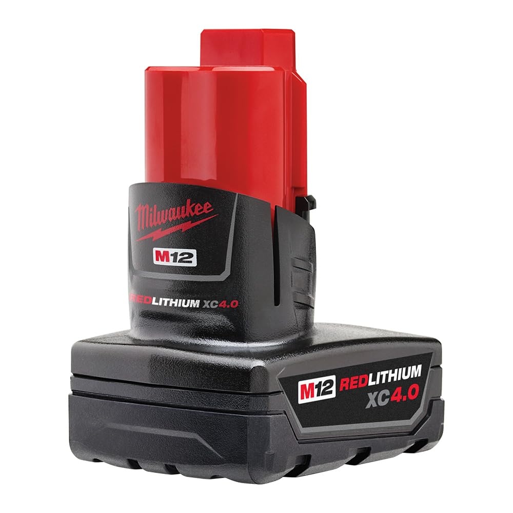 Milwaukee 48 11 2440 M12 REDLITHIUM XC 4 0 Extended Capacity Battery Pack Cordless Tool Battery Packs Amazon