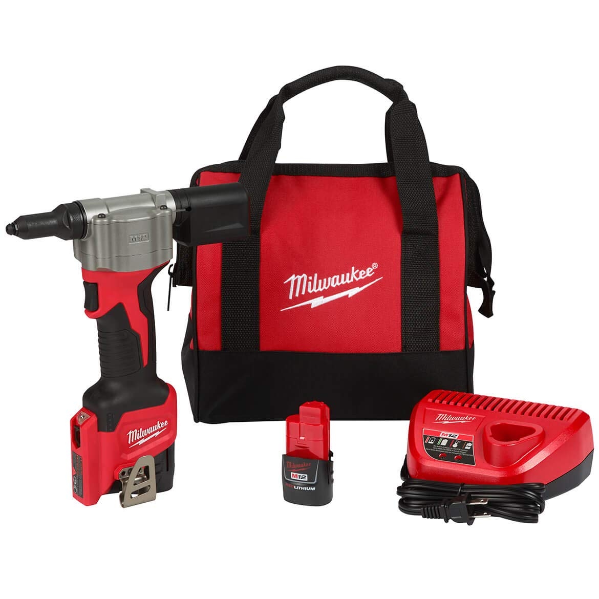MILWAUKEE ELECTRIC TOOLS CORP 2550 22 M12 Rivet Tool Kit 2550 22 Amazon