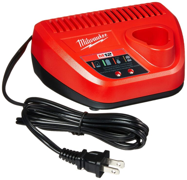 Milwaukee Genuine OEM 48 59 2401 M12 Lithium Ion 12 Volt Battery Charger W LED Indicating Red Amazon