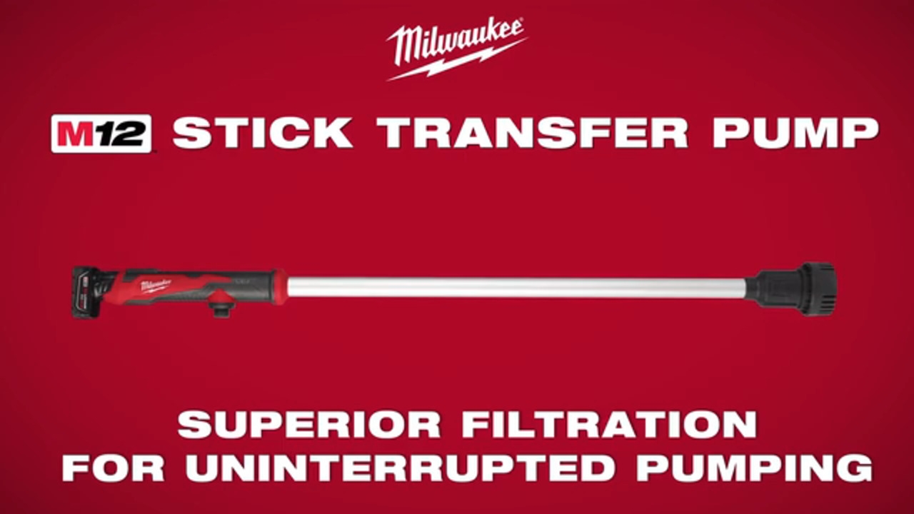 Milwaukee M12 12 Volt Lithium Ion Cordless 9 GPM 0 Hp Submersible Stick Water Transfer Pump Tool Only 2579 20 The Home Depot