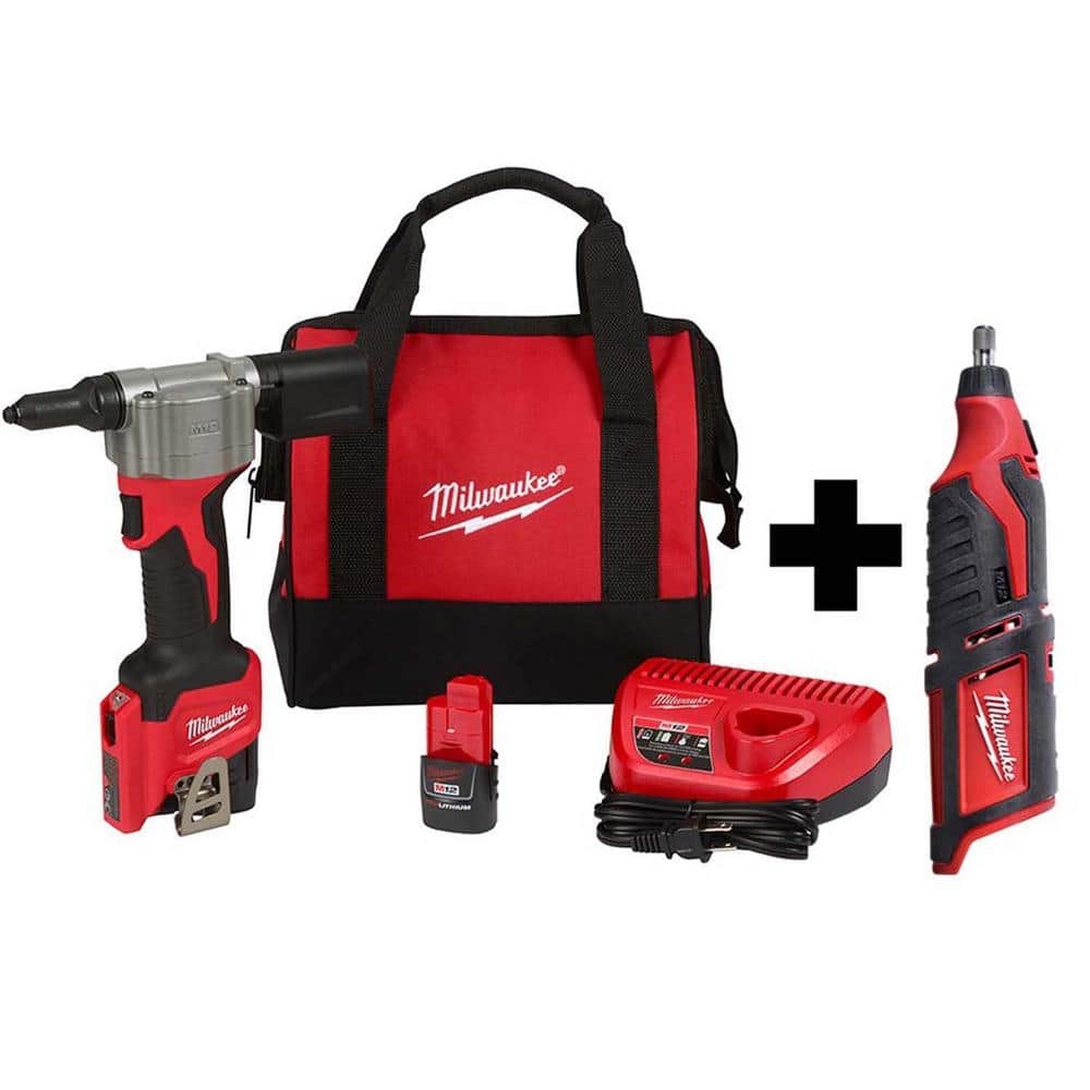 milwaukee rivet gun - m12