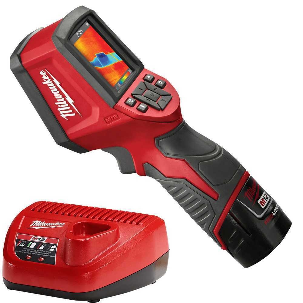 Milwaukee M12 12V 83 1 Infrared Camera Kit Red 225821 For Sale Online EBay
