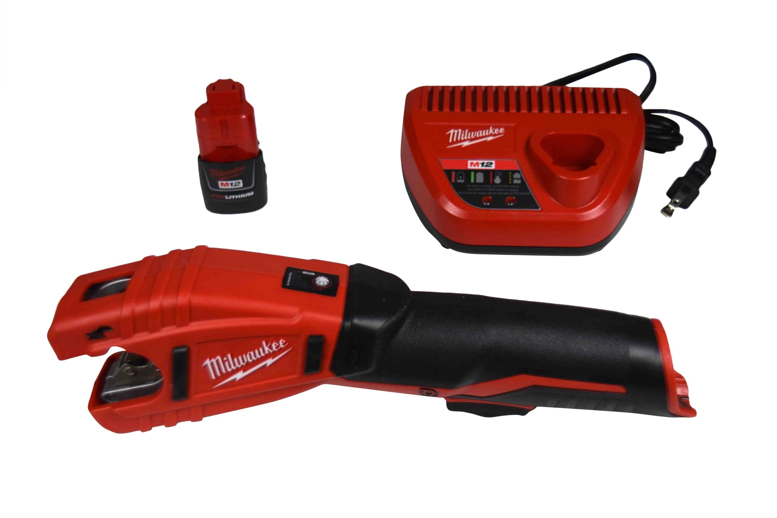 Milwaukee M12 12V Cordless Copper Tubing Cutter Kit 2471 21 With 1 5Ah Battery Charger Carrying Case Walmart