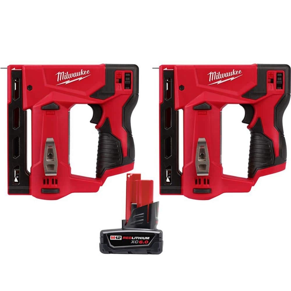 milwaukee m12 crown stapler