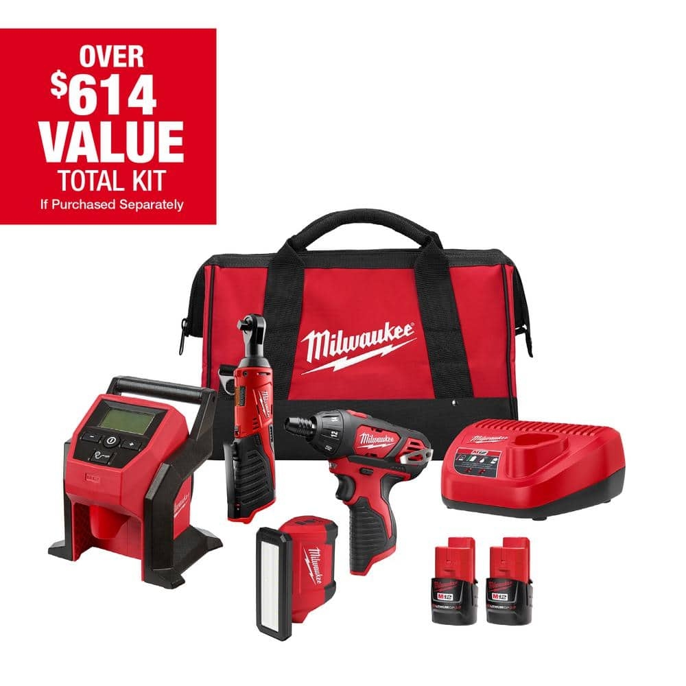 milwaukee m12 combo kit