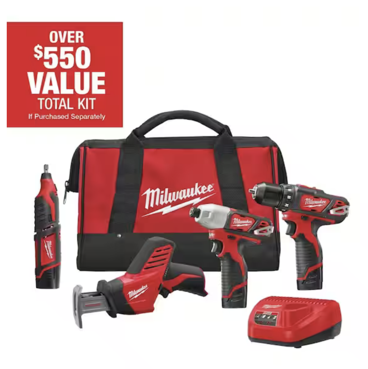 Milwaukee M12 4 Tool Kit 41 Off 731 Woodworks