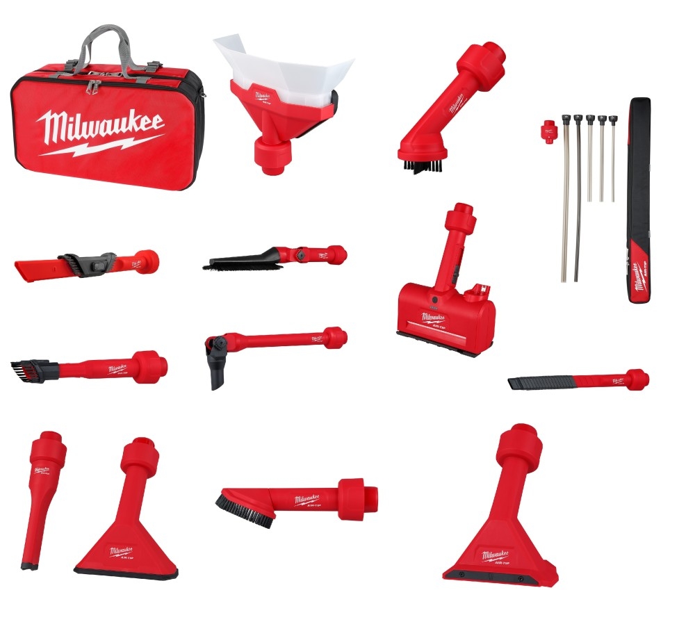 Milwaukee M12 AIR TIP Vacuum Tool Accessories Restoration Construction Bundle 49 90 2019RCKIT Acme Tools