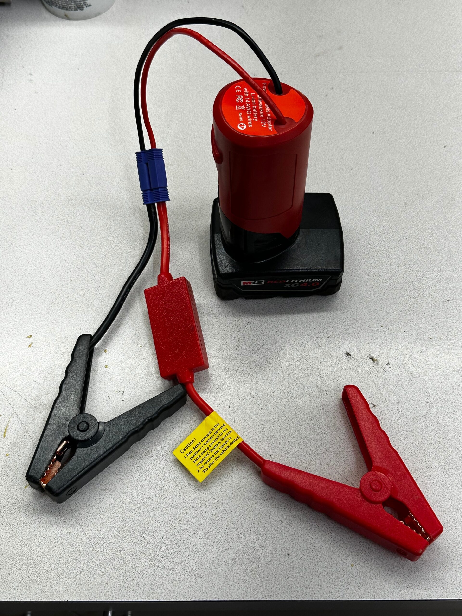 Milwaukee M12 Battery Jump Starter Pack Adapter Etsy