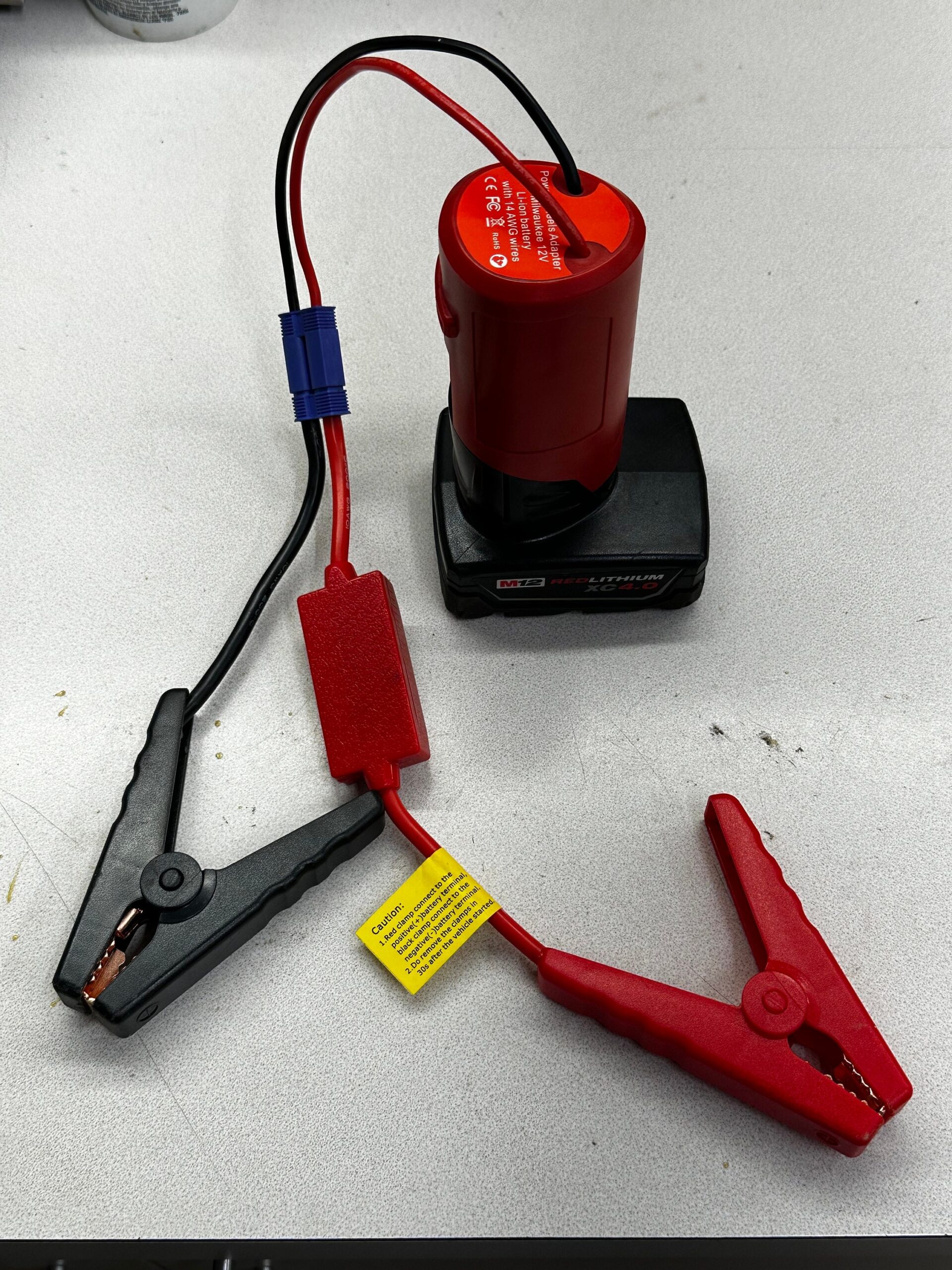 Milwaukee M12 Battery Jump Starter Pack Adapter Etsy