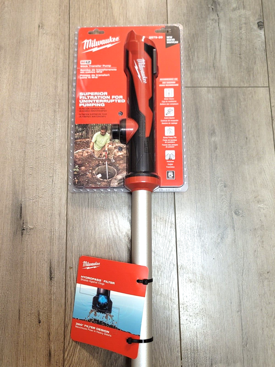 milwaukee m12 stick transfer pump