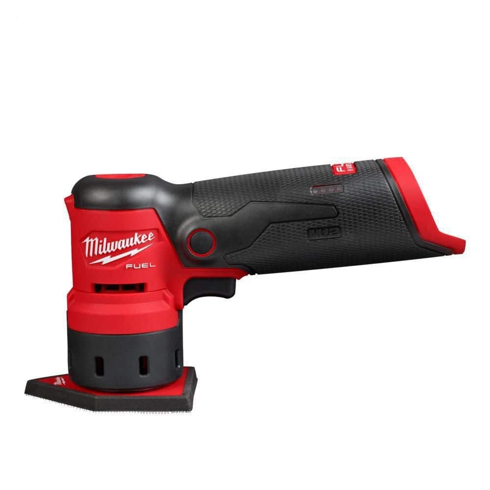 Milwaukee M12 FUEL 12 Volt Lithium Ion Brushless Cordless Orbital Detail Sander Tool Only 2531 20 The Home Depot