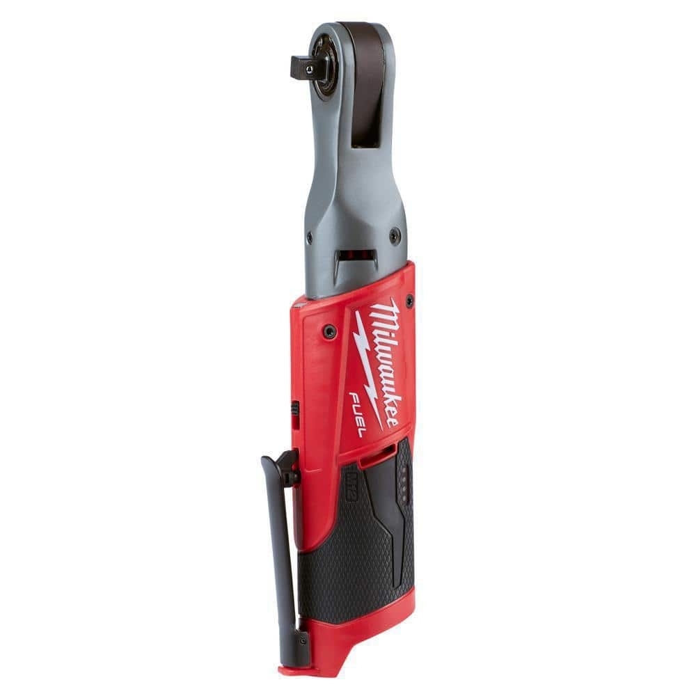 Milwaukee M12 FUEL 12V Lithium Ion Brushless Cordless 3 8 In Ratchet Tool Only 2557 20 The Home Depot