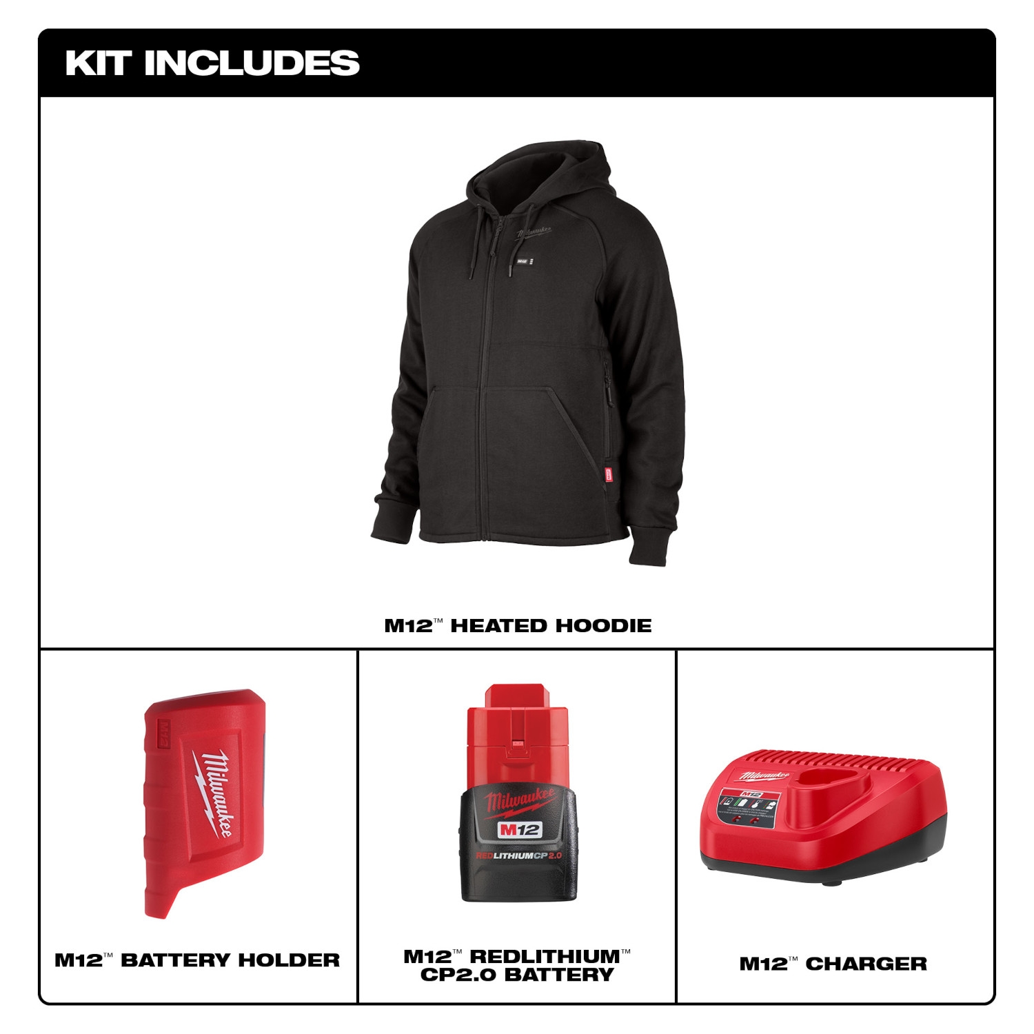 milwaukee m12 battery for heated jacket