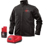 Milwaukee M12 Heated Jacket Kit Battery And Charger Included Large Black Amazon