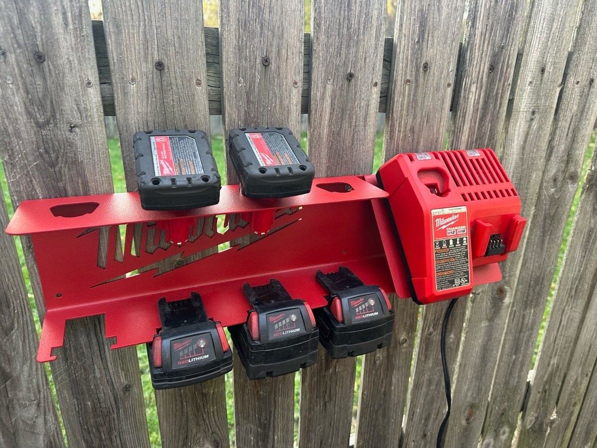 Milwaukee M12 M18 Battery Holder And Charger Mount EBay
