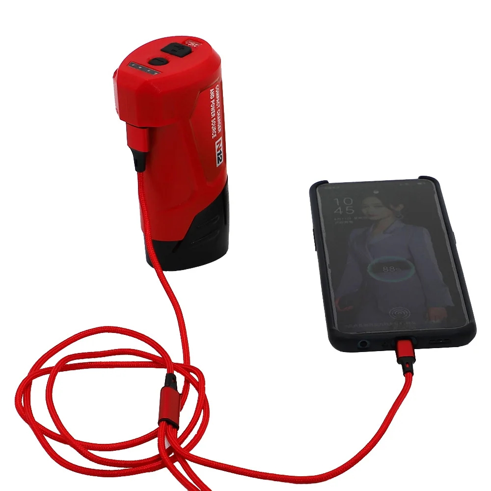 milwaukee m12 battery charger flashing red green