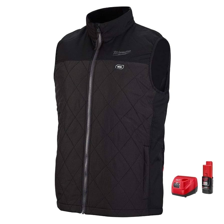 Milwaukee M12 Mens Heated AXIS Vest Kit 2X Large Amazon Tools Home Improvement
