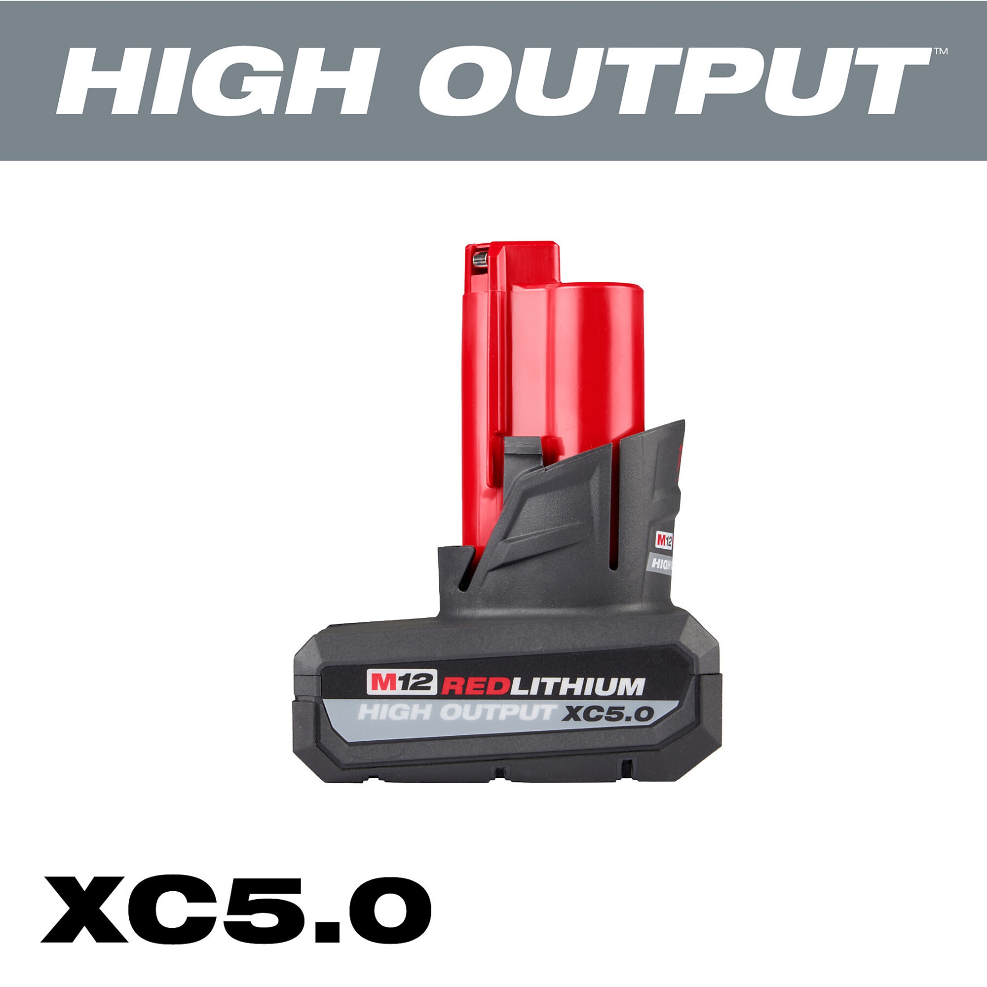 Milwaukee M12 REDLITHIUM HIGH OUTPUT CP5 0 Battery Model 48 11 2450 Northern Tool