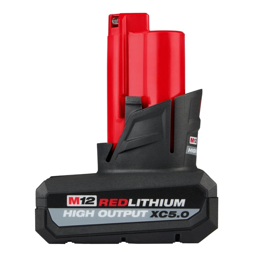 Milwaukee M12 REDLITHIUM HIGH OUTPUT XC5 0 Battery Pack 48 11 2450 Acme Tools