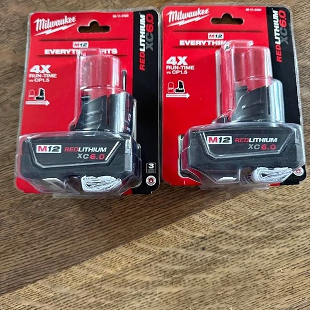 milwaukee m12 6.0 battery 2 pack