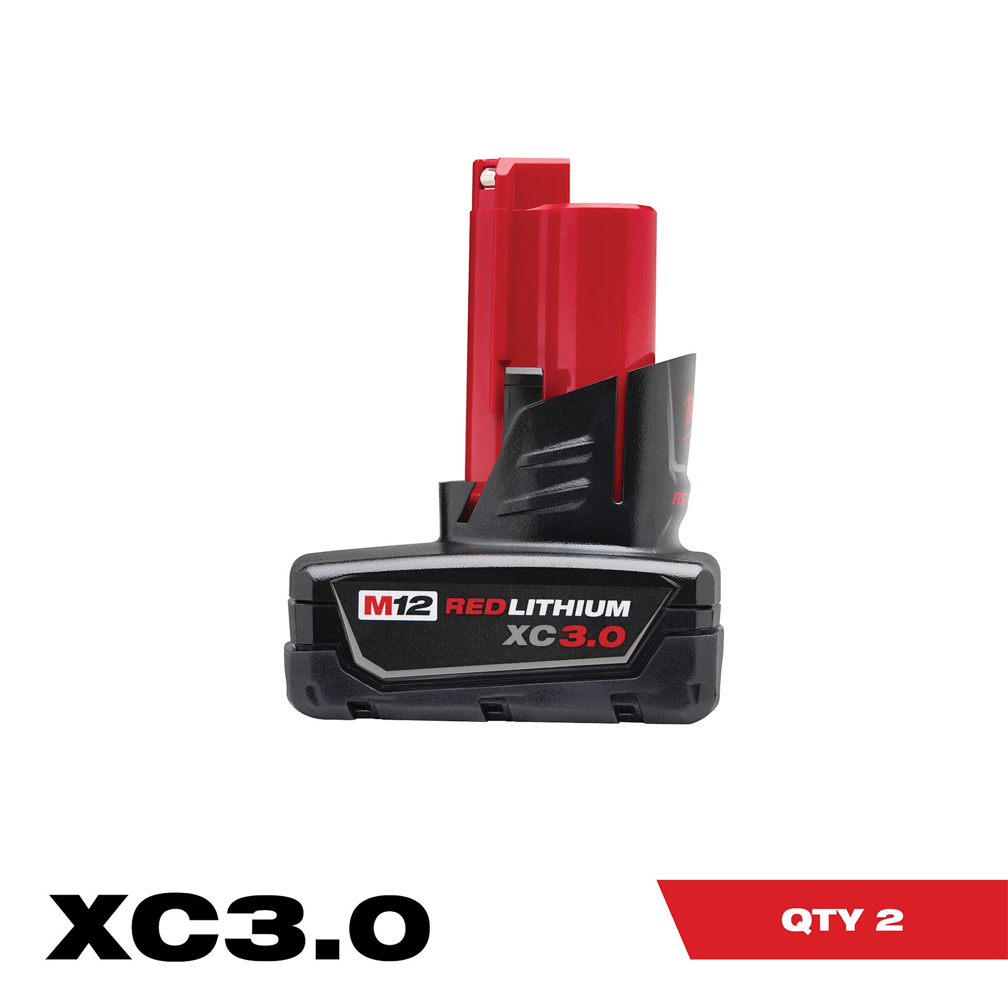 Milwaukee M12 REDLITHIUM XC Extended Capacity 3 0Ah Battery 2 Pk Model 48 11 2412 Northern Tool