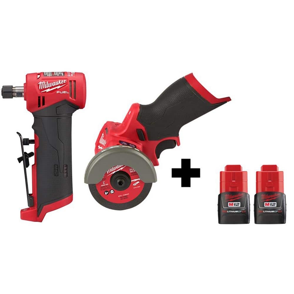 Milwaukee M12 Tools Milwaukee M12 FUEL 1 4 Right Angle Die Grinder Bare Tool Cordless Power Without The Hose Drama M12 Milwaukee Battery