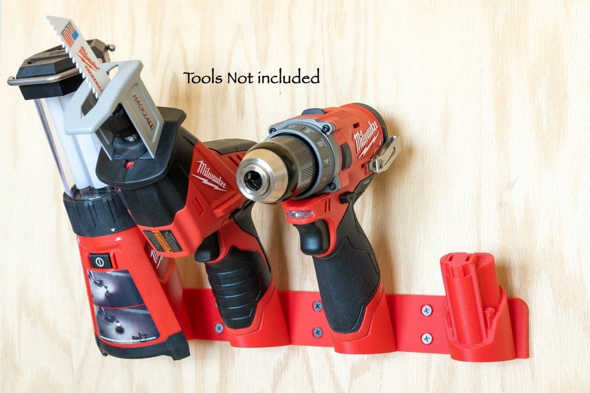 Milwaukee M12 Tools Mount Holder Rack Original Design EBay