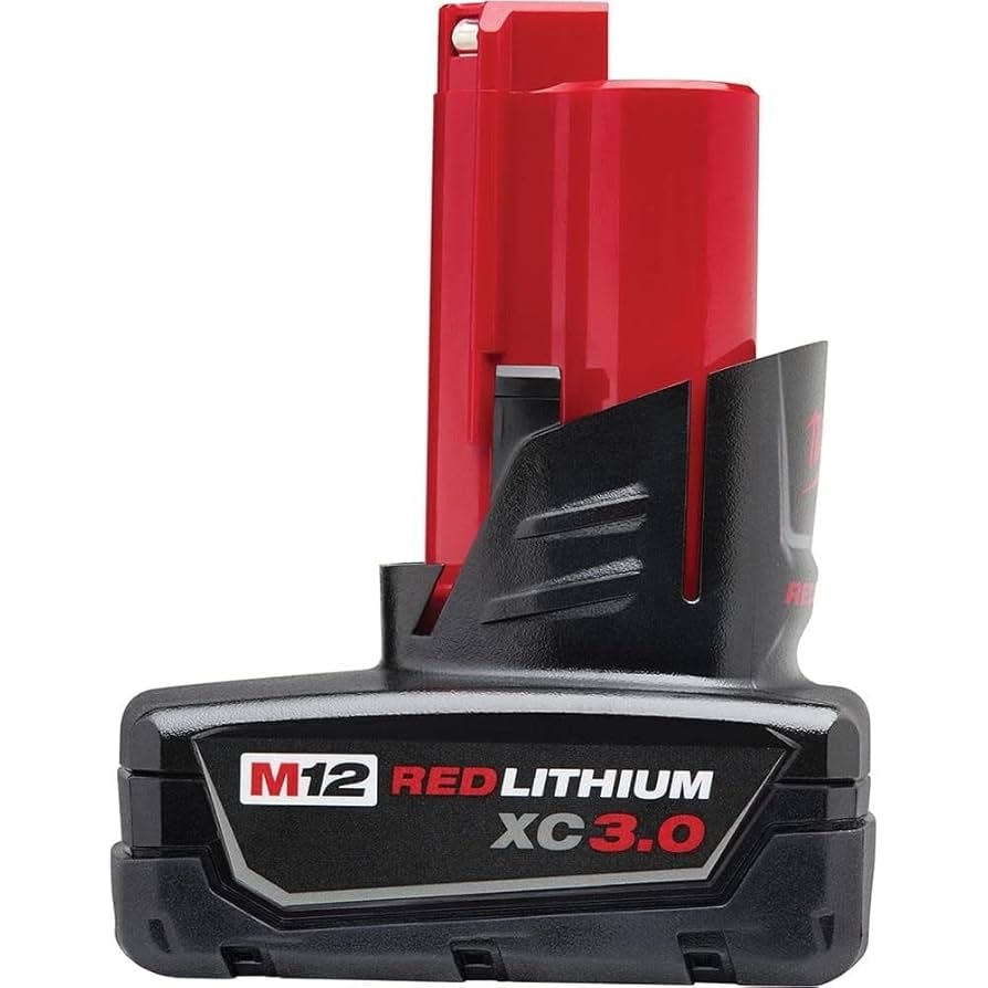 Milwaukee M12 XC High Capacity 3 0 AH REDLITHIUM Battery 48 11 2402 Cordless Tool Battery Packs Amazon