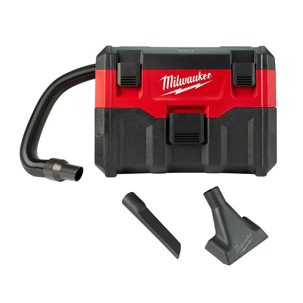 Milwaukee M18 18 Volt 2 Gal Lithium Ion Cordless Wet Dry Vacuum Vacuum Only 0880 20 The Home Depot