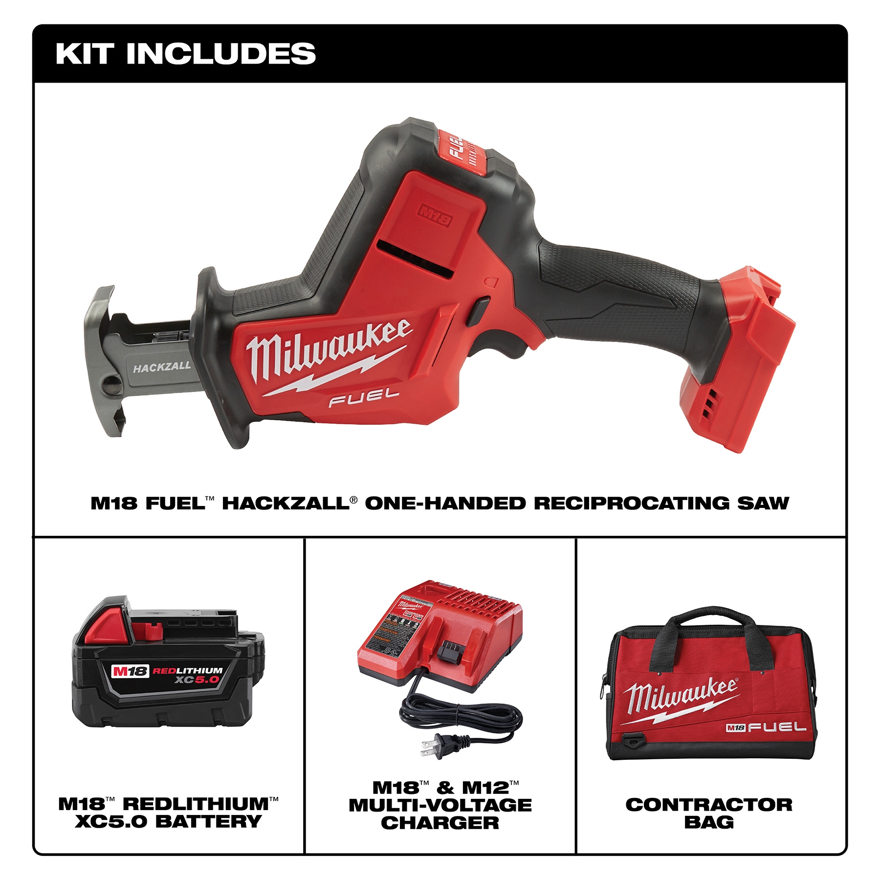 MILWAUKEE M18 FUEL Hackzall Kit Tallman Equipment Company
